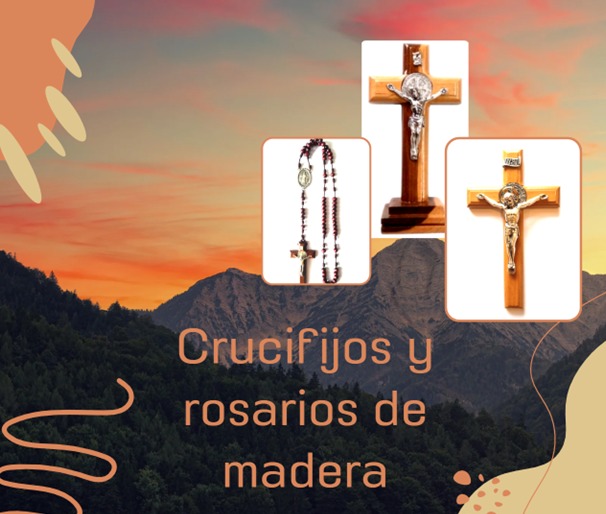 Imagen crucifijos de madera